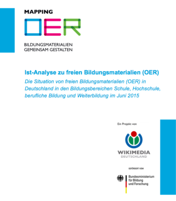 mappingOER (2015) Ist-Analyse OER Cover