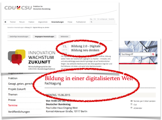 Ankündigungen von SPD und CDU/CSU